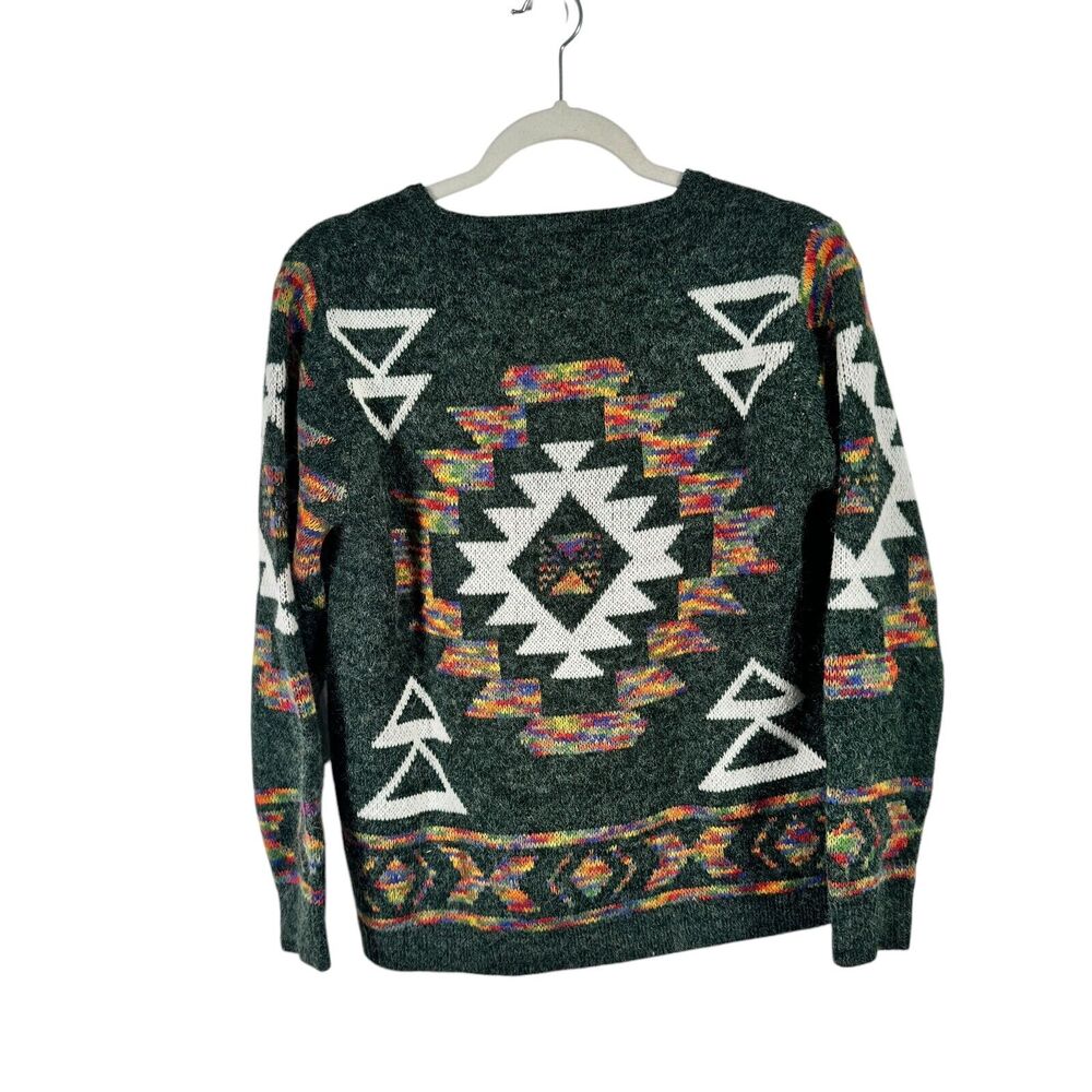 Tivoli of Ireland Western Aztec Cardigan Sweater Angora Blend Western Womens Sm - Picture 7 of 7